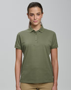 PS72 Ladies Ultrafine Cotton Pique Short Sleeve Polo