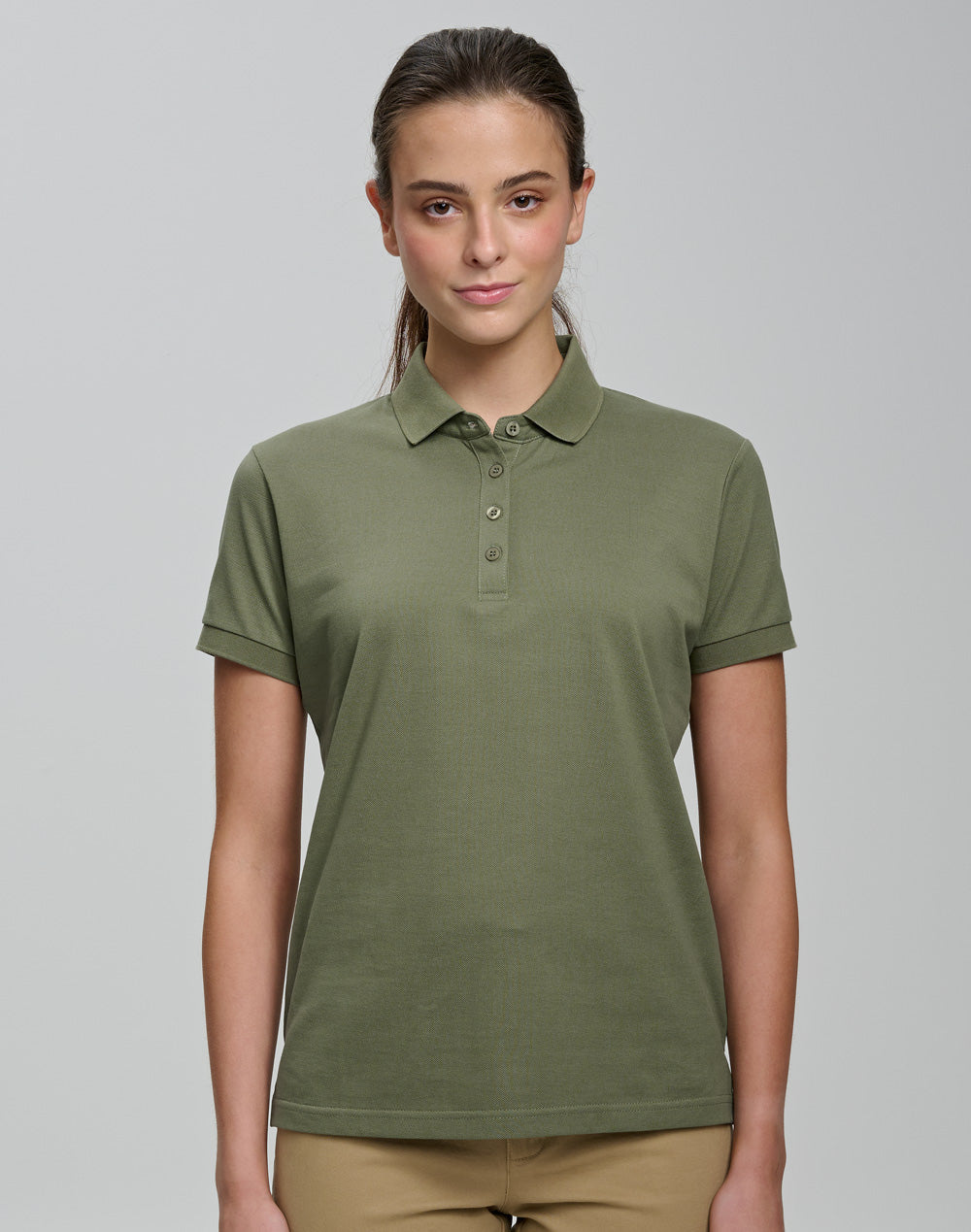 PS72 Ladies Ultrafine Cotton Pique Short Sleeve Polo