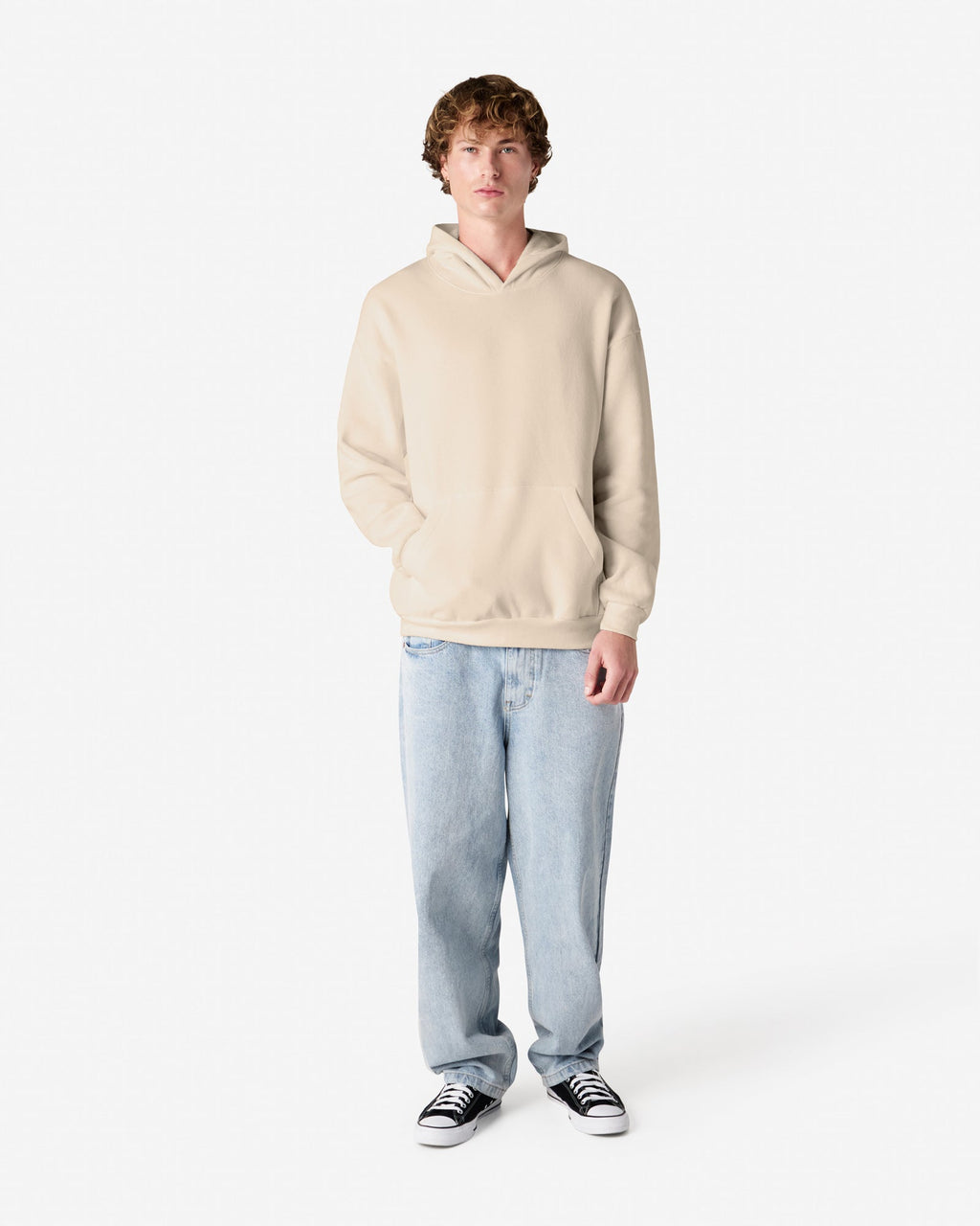 RF498 American Apparel Reflex Fleece Unisex Hooded Sweatshirt