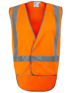 SW72 HI-VIS X BACK SAFETY VEST WITH TAIL