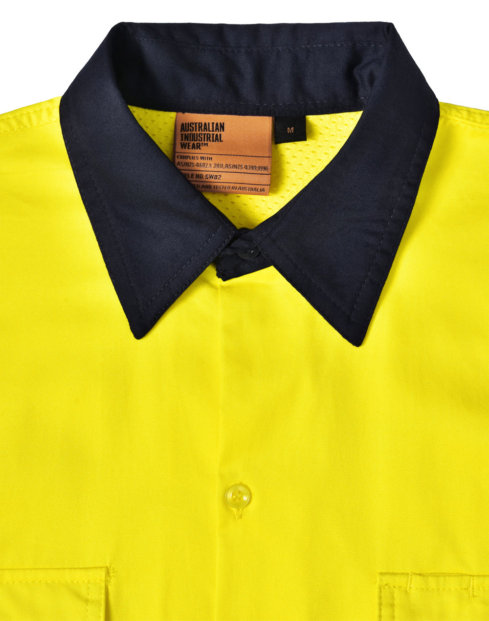 SW82 UNISEX HI VIS COOL-BREEZE SAFETY LS SHIRT (GENERIC TAPE)