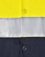 SW82 UNISEX HI VIS COOL-BREEZE SAFETY LS SHIRT (GENERIC TAPE)