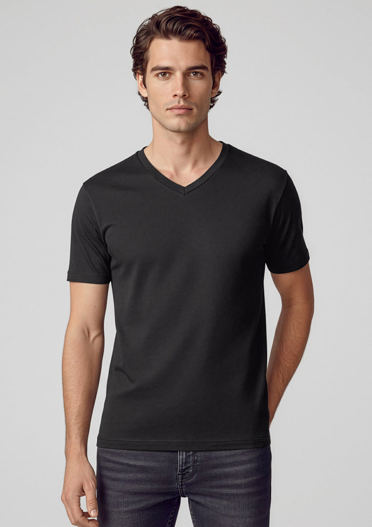 Mens Viva Short Sleeve V-Neck Tee T403M