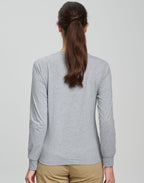 TS48 LADIES PREMIUM COTTON FACE L/S TEE