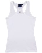 TS21A STRETCH RACEBACK SINGLET - Ladies