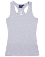 TS21A STRETCH RACEBACK SINGLET - Ladies