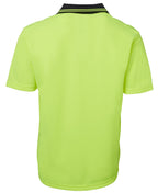 JB's Wear Hi Vis S/S Non Button Polo 6HNB