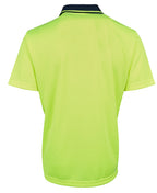 JB's Wear Hi Vis Jacquard Non Cuff Polo 6HJNC