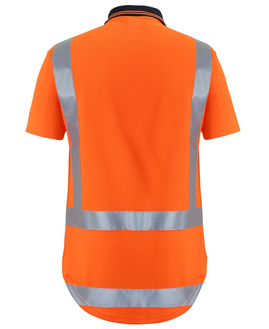 JB's Wear Hi Vis (D+N) S/S Non Cuff TTMC-W Traditional Polo 6DTSP