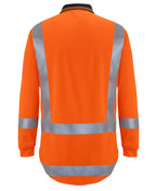 JB's Wear Hi Vis (D+N) L/S Non Cuff TTMC-W Traditional Polo 6DTLP