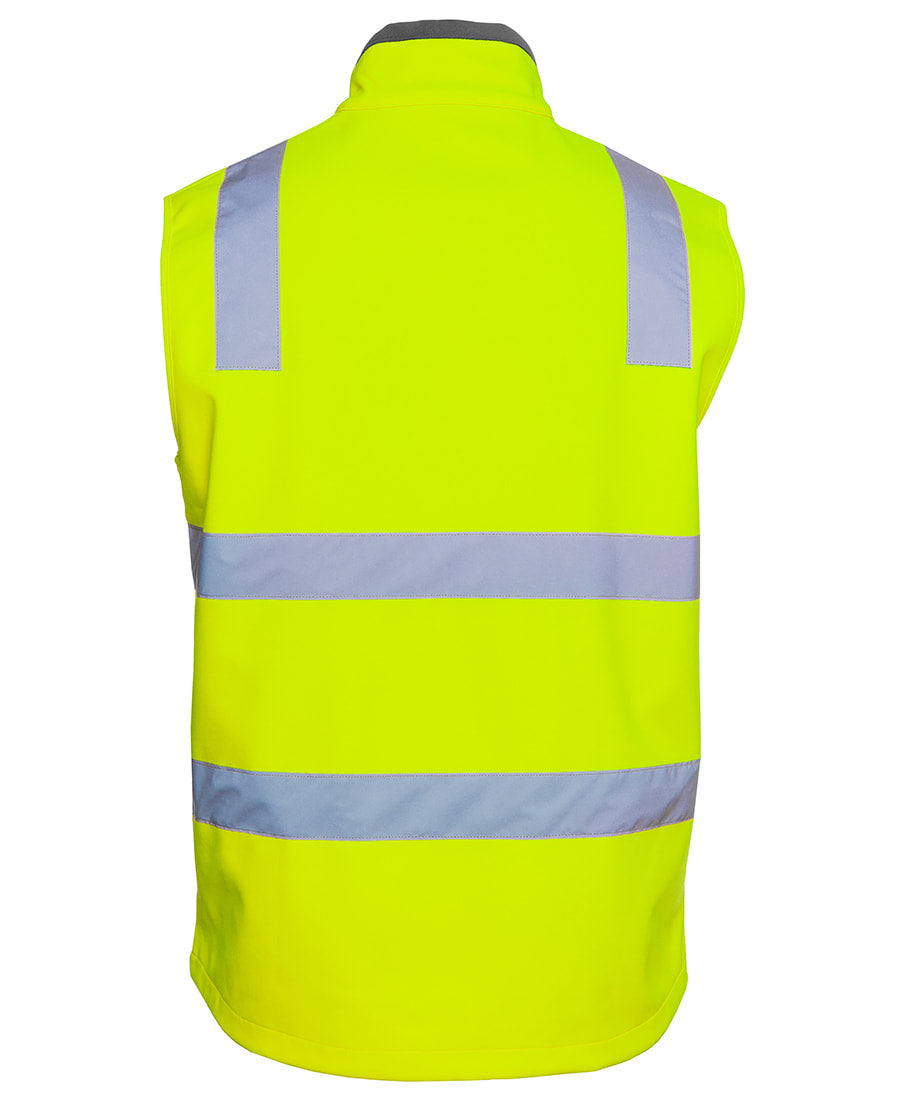 JB's Wear Hi Vis D+N Water Resistant Softshell Vest 6DWV
