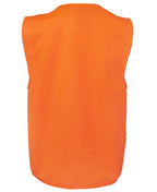 JB's Wear Hi Vis Zip Safety Vest 6HVSZ
