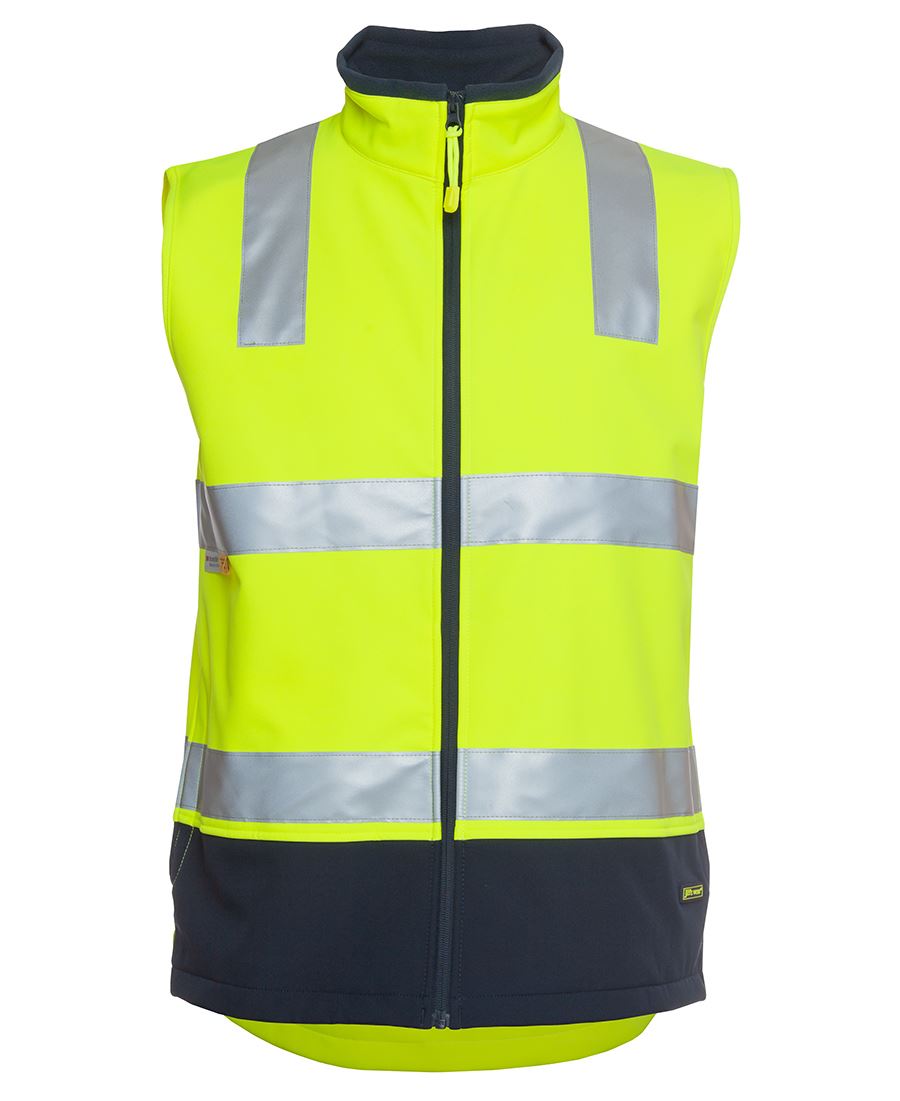 JB's Wear Hi Vis (D+N) Softshell Vest 6D4LK