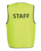 JB's Wear Hi Vis Safety Vest 6HVS6 - Staff