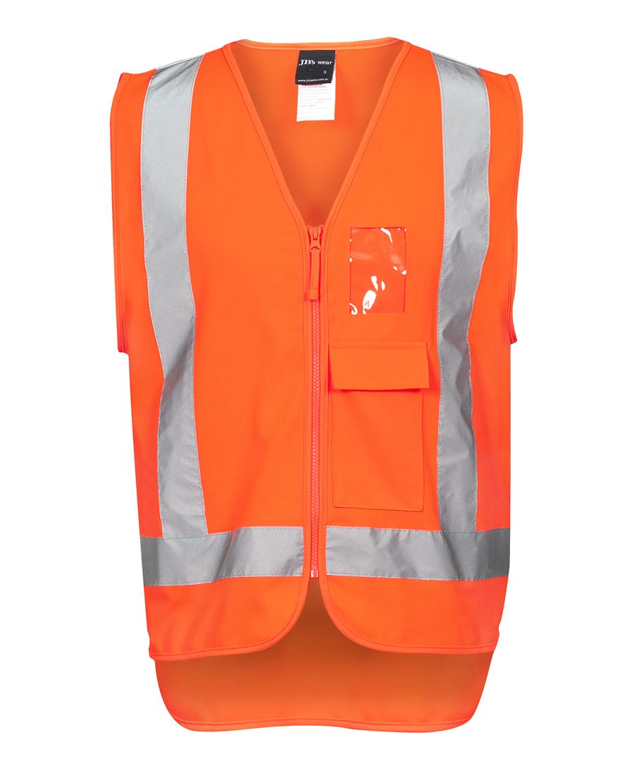 JB's Wear Hi Vis Zip (D+N) TTMC-W Vest 6DNDT