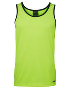 JB's Wear Hi Vis Contrast Singlet 6HCS4