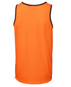 JB's Wear Hi Vis Contrast Singlet 6HCS4
