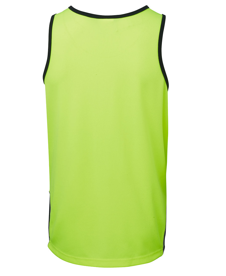 JB's Wear Hi Vis Contrast Singlet 6HCS4