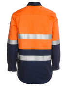 JB's Wear Hi Vis L/S (D+N) 190g Close Front Shirt 6HWCF