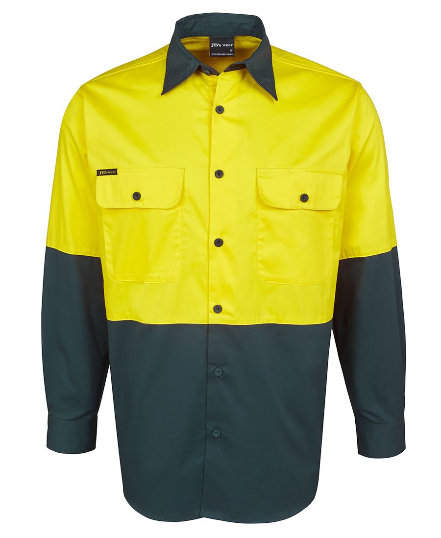 JB's Wear Hi Vis L/S 150G Shirt 6HWSL
