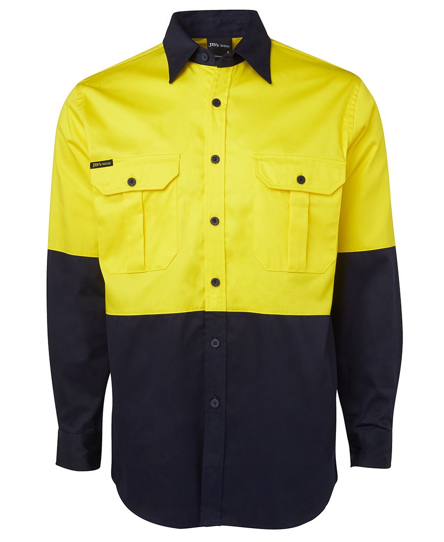 JB's Wear Hi Vis L/S 190G Shirt 6HWL