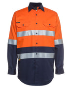 JB's Wear Hi Vis (D+N) L/S 190G Shirt 6HLS