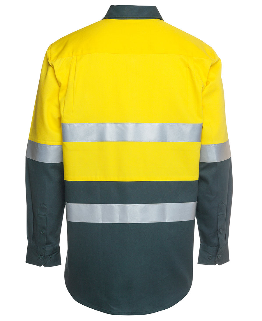 JB's Wear Hi Vis (D+N) L/S 190G Shirt 6HLS