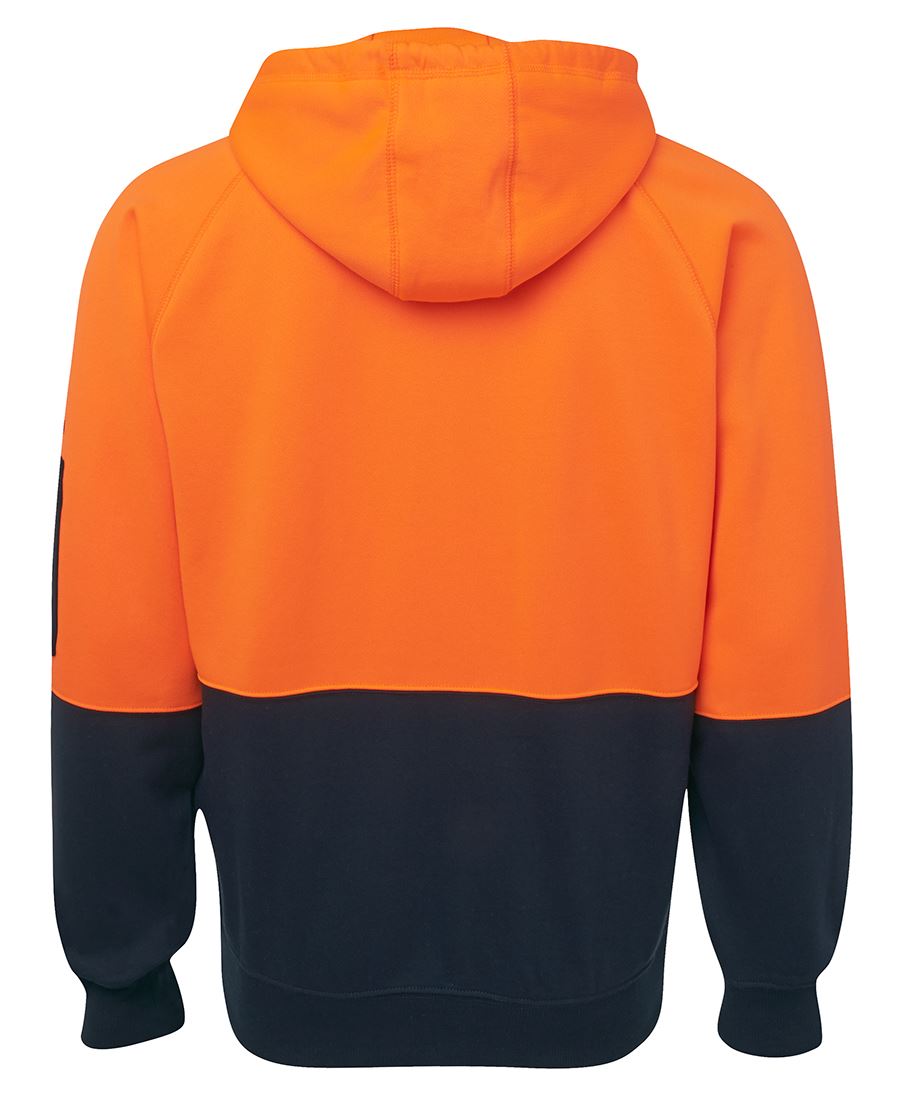 JB's Wear Hi Vis Full Zip Fleecy Hoodie 6HVH
