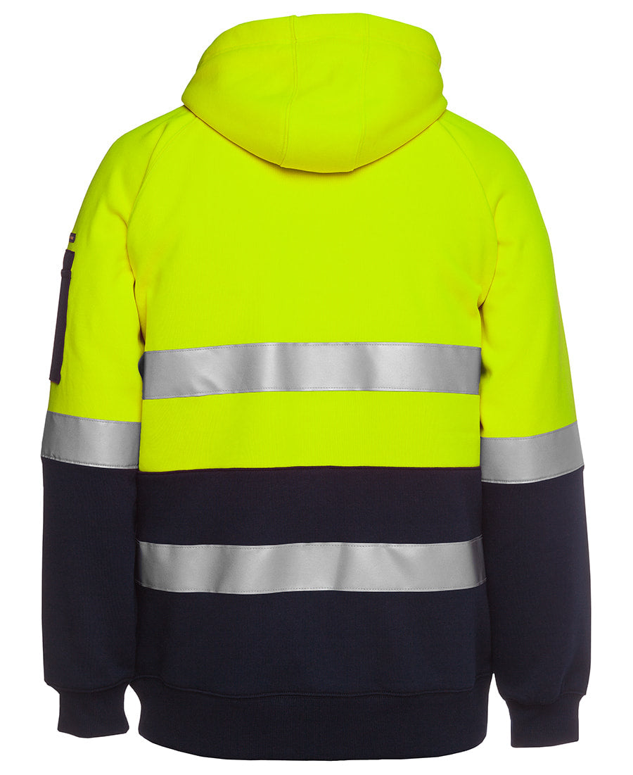 JB's Wear Hi Vis (D+N) Full Zip Fleecy Hoodie 6DNH