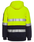 JB's Wear Hi Vis (D+N) Full Zip Fleecy Hoodie 6DNH