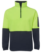 JB's Wear Hi Vis 1/2 Zip Polar Fleece 6HVPF