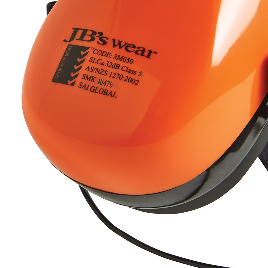 JB's Wear 32DB EAR MUFFS WITH NECK BAND 8M050
