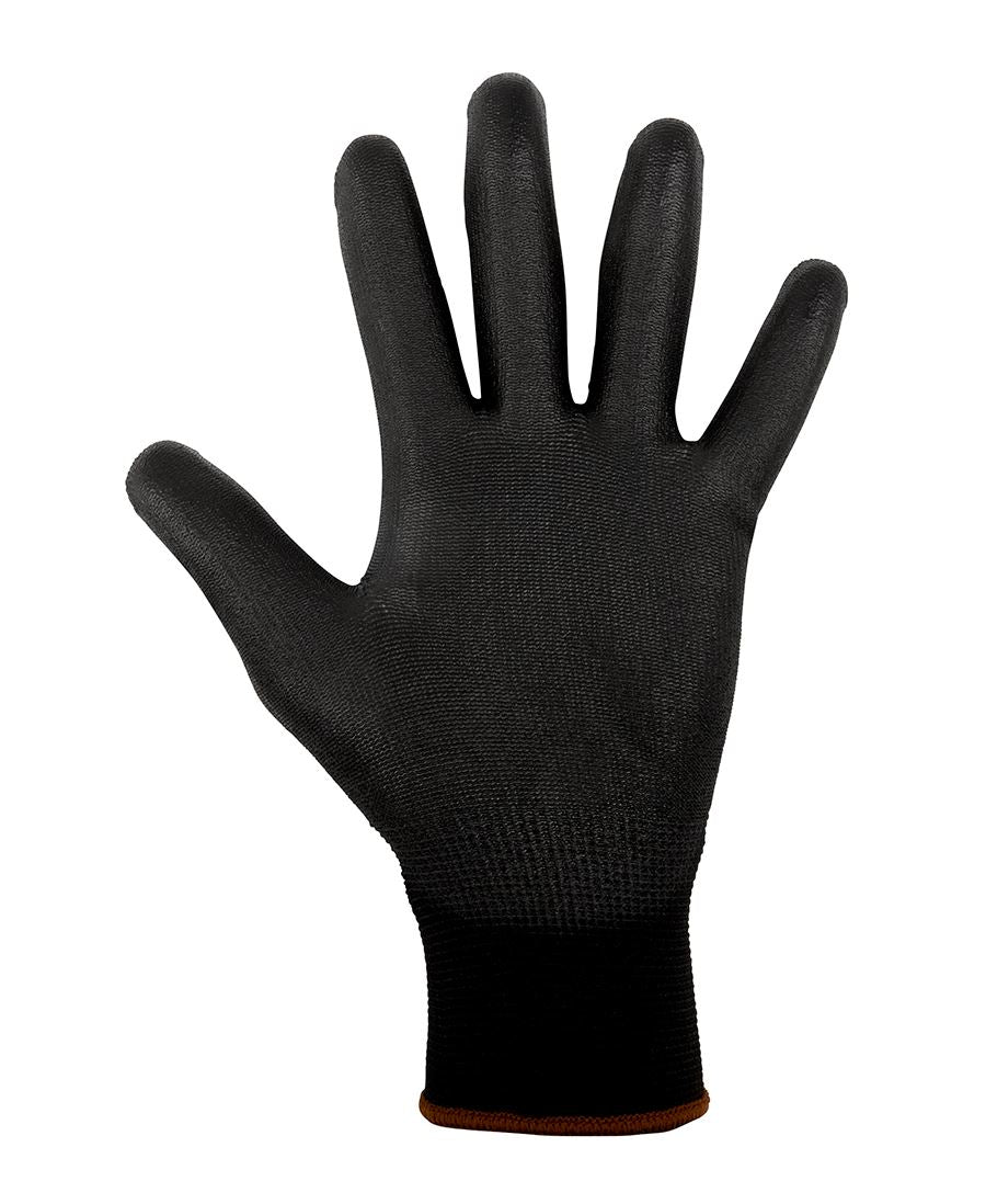 JB's Wear BLACK LIGHT PU BREATHABLE GLOVE (12 PACK) 8R004