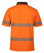 JB's Wear HI VIS S/S SEGMENTED TAPE POLO 6HSST