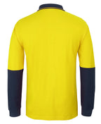 JB's Wear HI VIS L/S COTTON PIQUE TRAD POLO 6HVQL