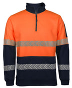 JB's Wear HI VIS ½ ZIP SEGMENTED TAPE FLEECE 6HZS