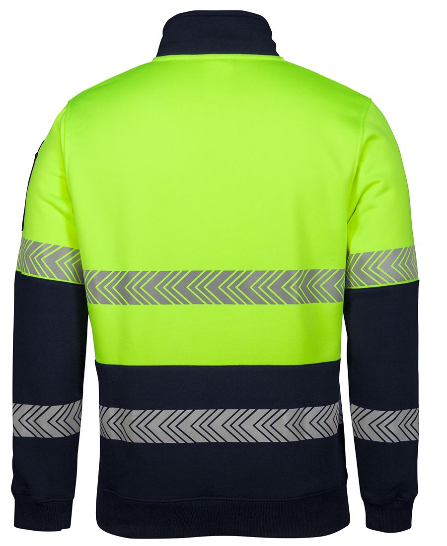 JB's Wear HI VIS ½ ZIP SEGMENTED TAPE FLEECE 6HZS