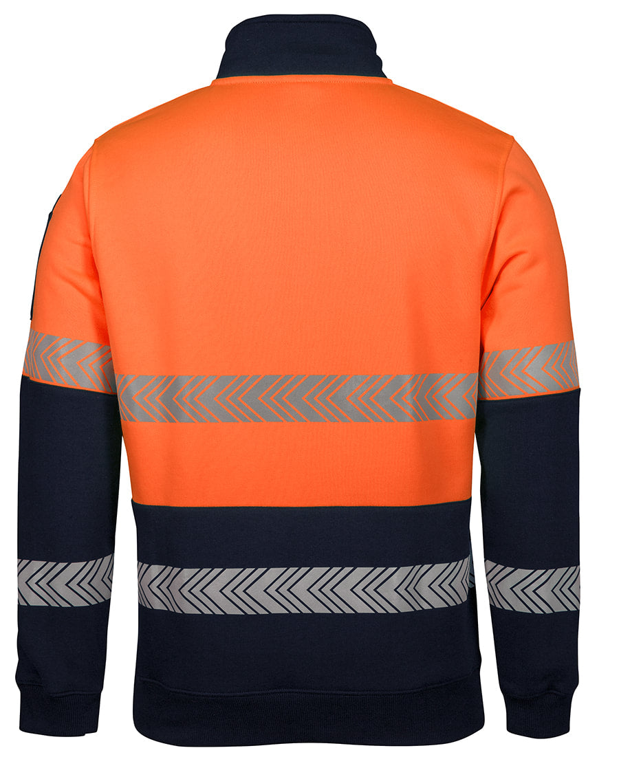 JB's Wear HI VIS ½ ZIP SEGMENTED TAPE FLEECE 6HZS