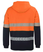 JB's Wear HI VIS 1/2 ZIP SEGMENTED TAPE HOODIE 6HZSH