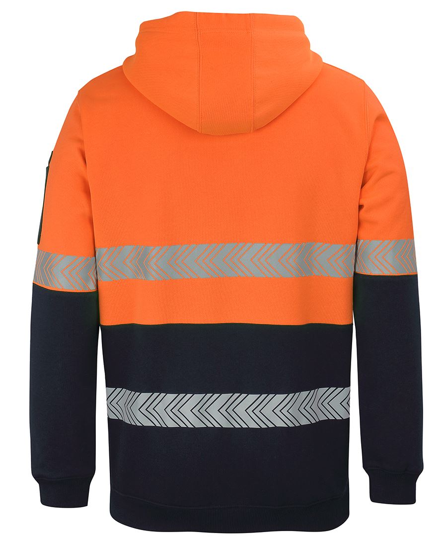 JB's Wear HI VIS 1/2 ZIP SEGMENTED TAPE HOODIE 6HZSH