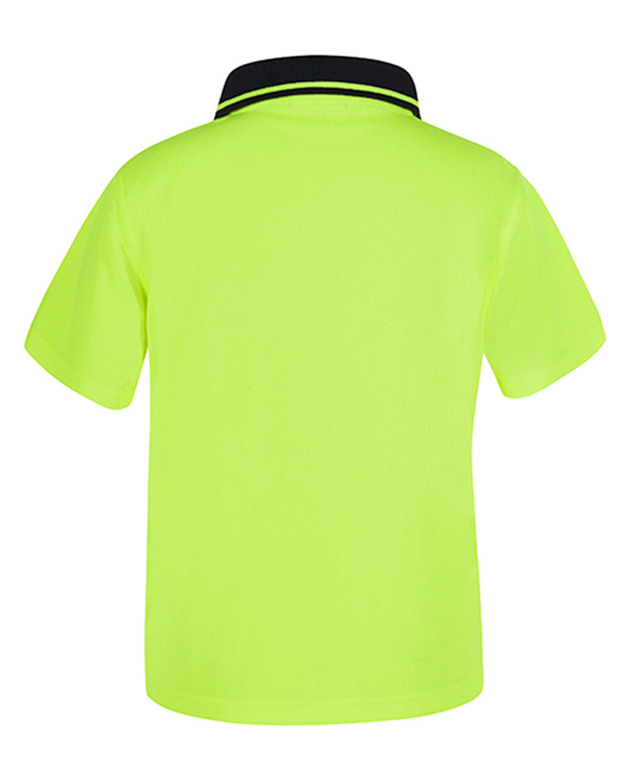 ADULTS AND KIDS HI VIS NON CUFF TRADITIONAL POLO 6HVNC