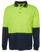 JB's Wear Hi Vis L/S Trad Polo 6HVPL