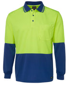 JB's Wear Hi Vis L/S Trad Polo 6HVPL