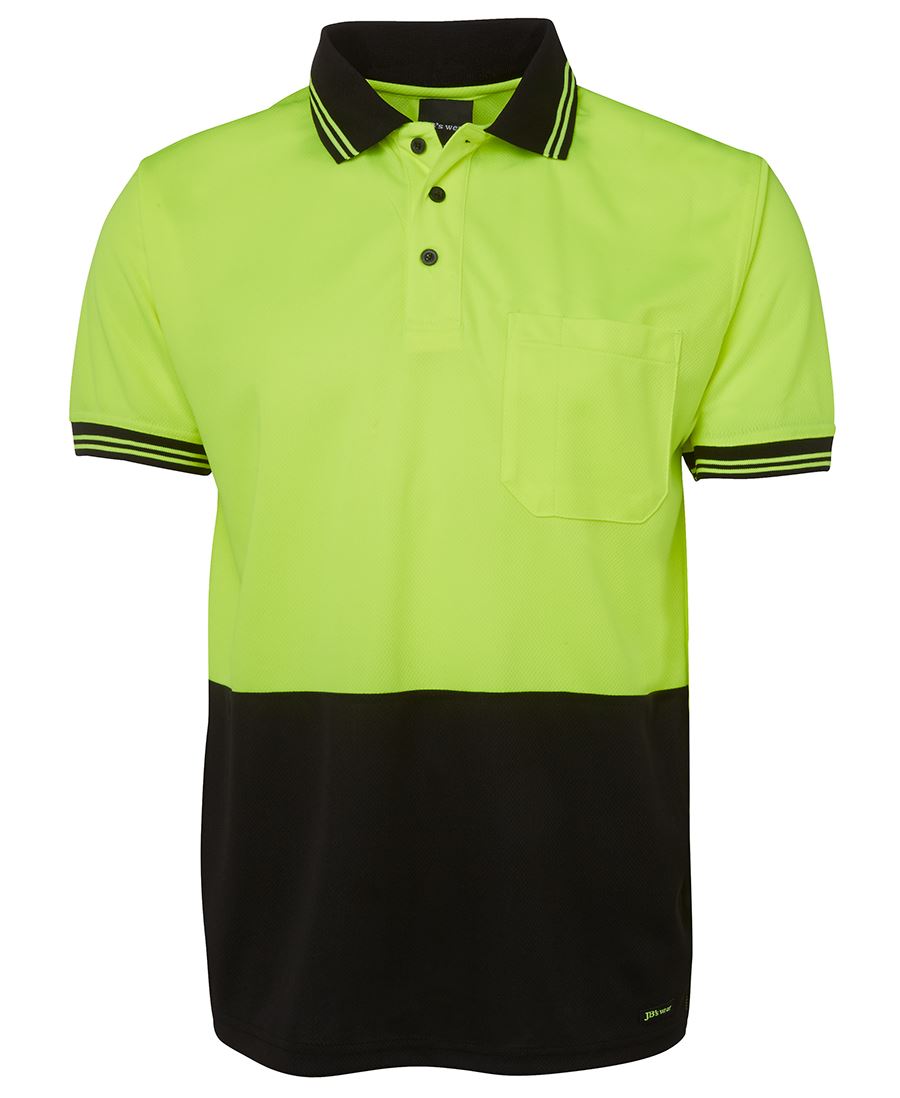 JB's Wear Hi Vis S/S Traditional Polo 6HVPS