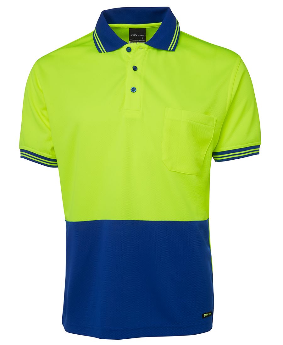 JB's Wear Hi Vis S/S Traditional Polo 6HVPS