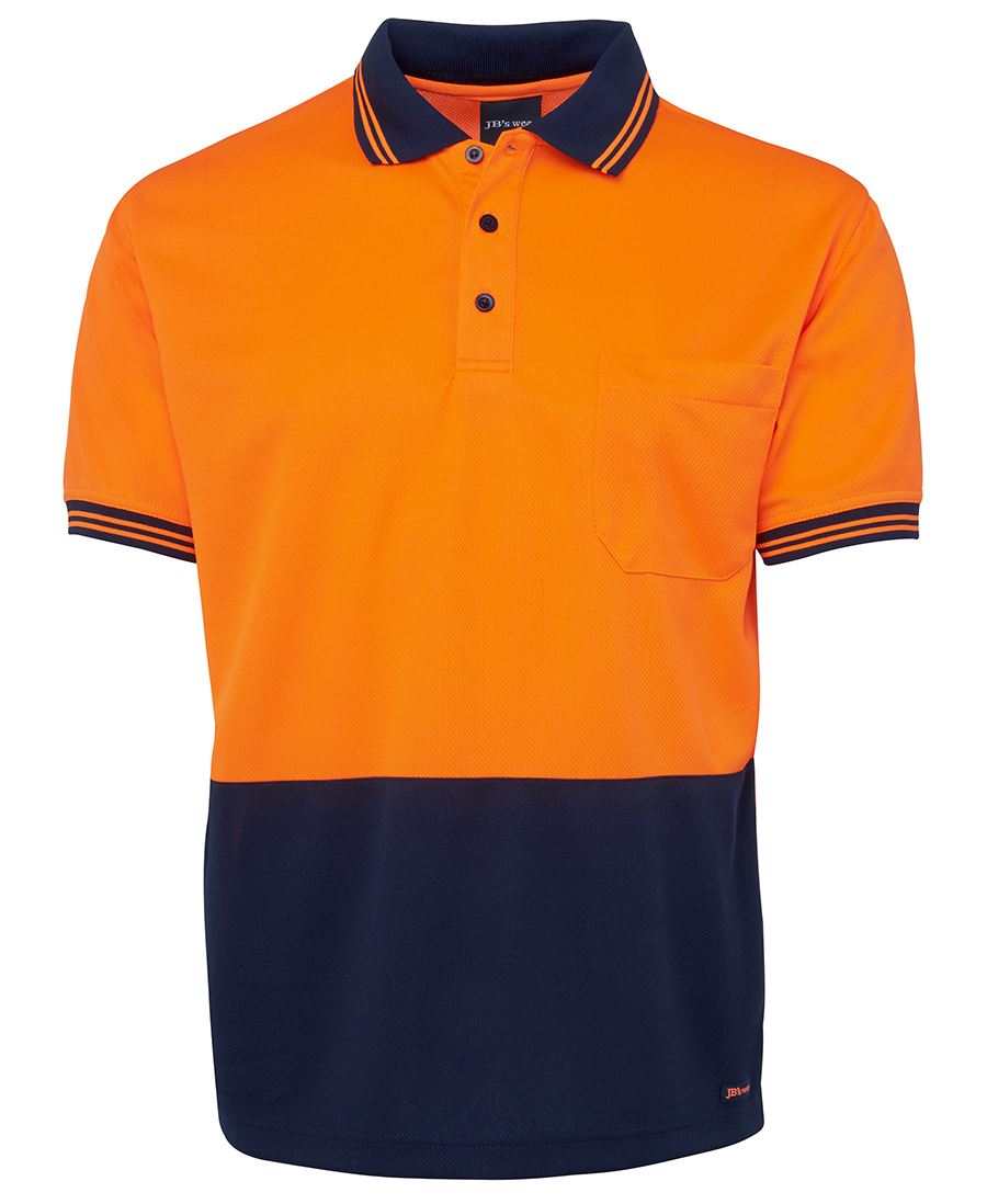 JB's Wear Hi Vis S/S Traditional Polo 6HVPS