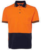 JB's Wear Hi Vis S/S Cotton Back Polo 6HPS