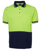 JB's Wear Hi Vis S/S Cotton Back Polo 6HPS