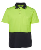 JB's Wear Hi Vis Non Cuff S/S Cotton Back 6NCCS