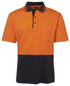 JB's Wear Hi Vis S/S Cotton Polo 6CPHV